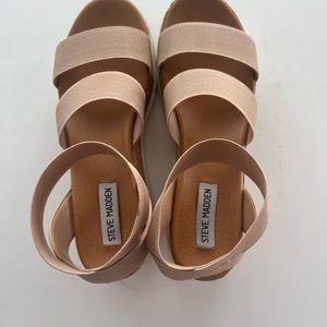 Steve Madden Strapped Platform Sandals.